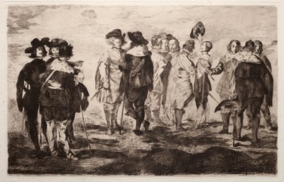 Pienet ratsastajat tekijältä Édouard Manet