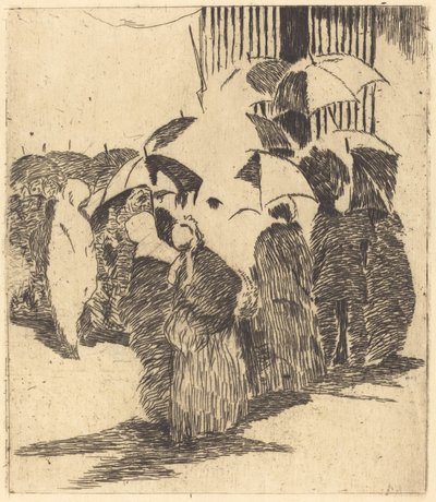 Jono lihakaupan edessä tekijältä Édouard Manet