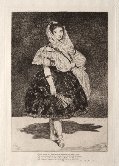 Lola de Valencia tekijältä Édouard Manet