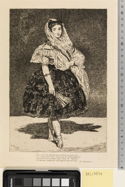 Lola de Valencia tekijältä Édouard Manet