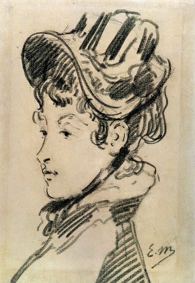 Madame Jules Guillemet, 1880. tekijältä Édouard Manet