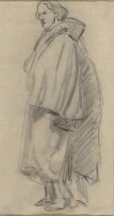 Mies viitta yllään [verso] tekijältä Édouard Manet