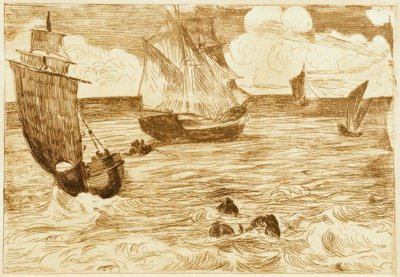 Meren tekijältä Édouard Manet