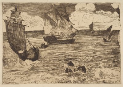 Meri, 1865-66. tekijältä Édouard Manet