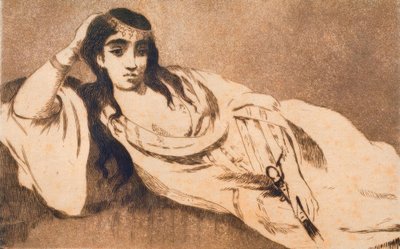 Odaliske tekijältä Édouard Manet