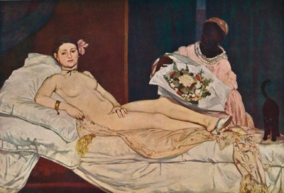 Olympia, 1863 tekijältä Édouard Manet