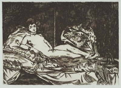 Olympia iso levy, tammi-toukokuu 1867. tekijältä Édouard Manet