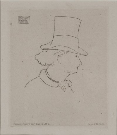 Baudelairen muotokuva tekijältä Édouard Manet
