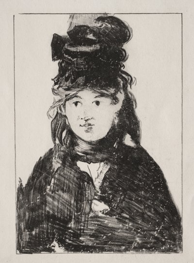 Berthe Morisotin muotokuva tekijältä Édouard Manet