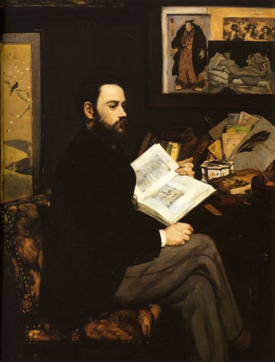 Emile Zolan muotokuva tekijältä Édouard Manet