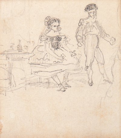 Espanjalainen pariskunta, 1862 tekijältä Édouard Manet