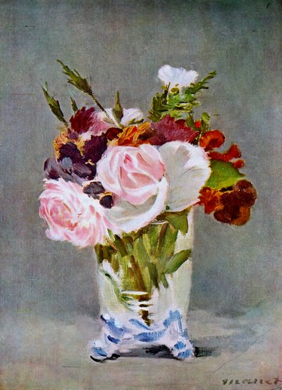 Asetelma kukkien kanssa, 1882. tekijältä Édouard Manet