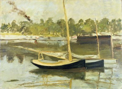 Tutkimus veneestä Argenteuilissa tekijältä Édouard Manet