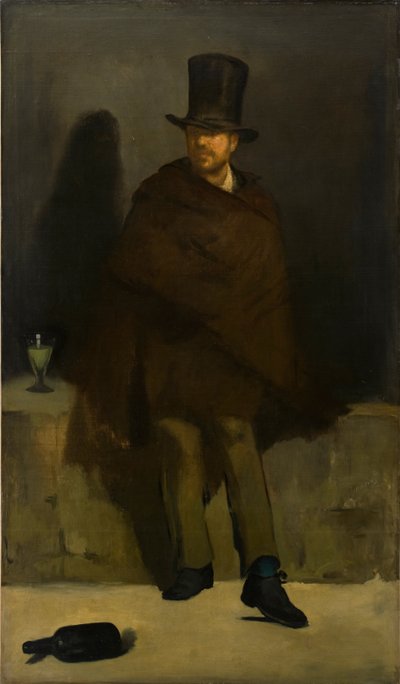 Absinttijuomo, 1859 tekijältä Édouard Manet