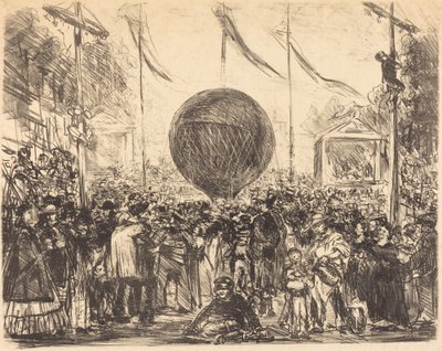 Ilmapallo, 1862. tekijältä Édouard Manet