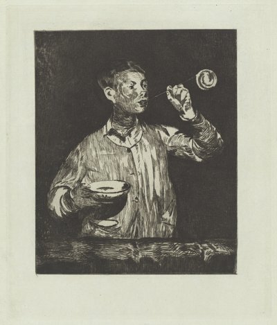 Poika saippuakupilla Poika saippuakupilla, 18681869. tekijältä Édouard Manet
