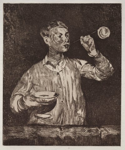 Poika saippuakuplien kanssa. tekijältä Édouard Manet