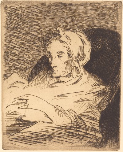 The Convalescent La convalescente, 18761878. finlandès tekijältä Édouard Manet