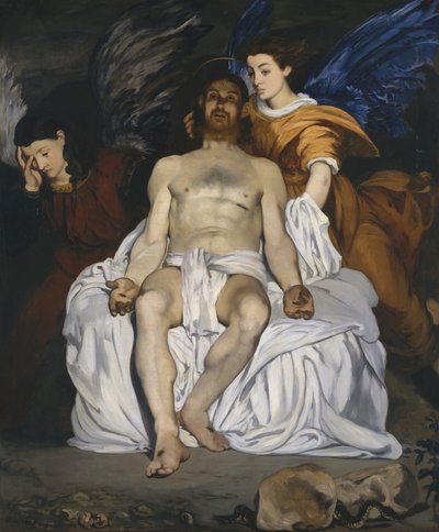 Kuollut Kristus enkelien kanssa tekijältä Édouard Manet