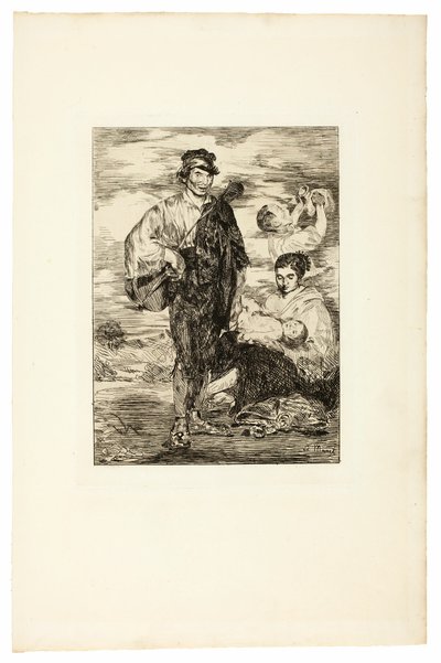Mustalaiset tekijältä Édouard Manet