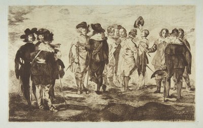 Pienet Cavaliers, Velázquezin jälkeen, 1861-62. tekijältä Édouard Manet