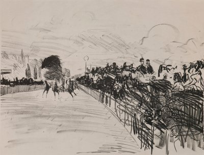 Kilpailut (Les Courses) tekijältä Édouard Manet