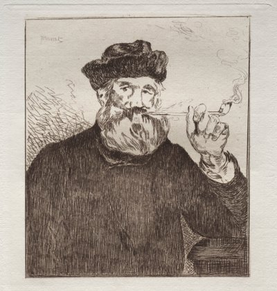 Tupakoitsija tekijältä Édouard Manet
