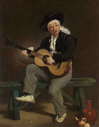 Espanjalainen laulaja, 1860. tekijältä Édouard Manet