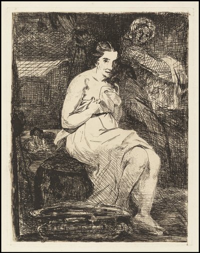 WC, 1862 tekijältä Édouard Manet