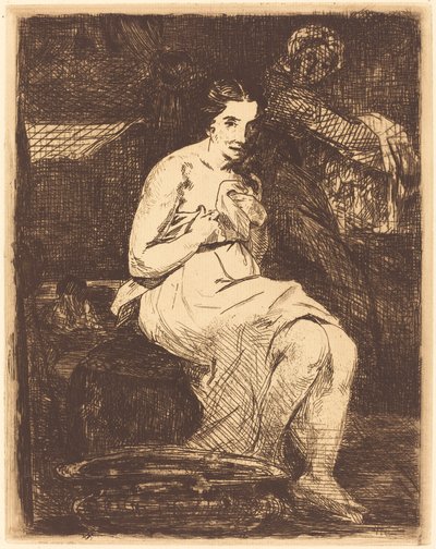 The Toilette La toilette, 1862. tekijältä Édouard Manet