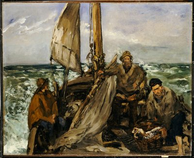 The Workers of the Sea, 1873 tekijältä Édouard Manet