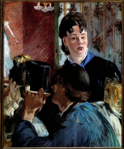 Bock tarjoilija - öljy kankaalle tekijältä Édouard Manet