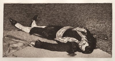 tappava härkätaistelija tekijältä Édouard Manet
