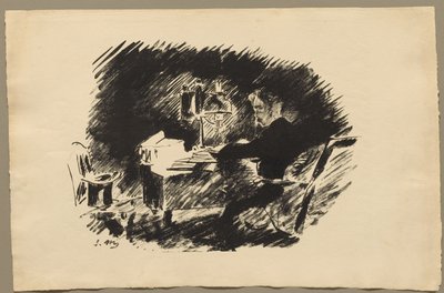 Lampun alla tekijältä Édouard Manet