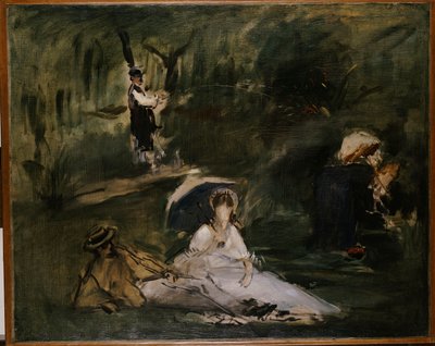 Puiden alla tekijältä Édouard Manet