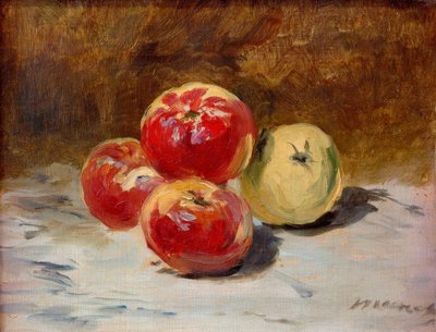 Vier Äpfel tekijältä Édouard Manet