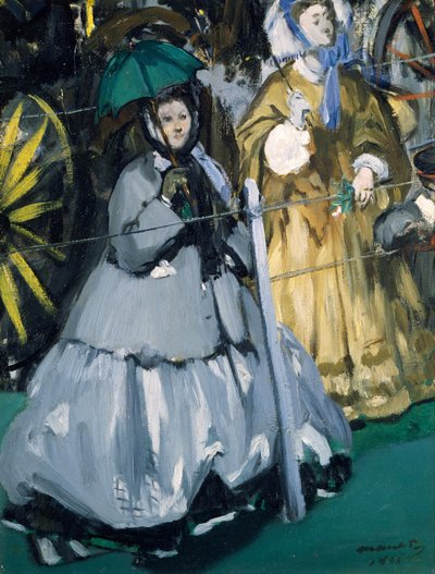 Naiset kisoissa tekijältä Édouard Manet