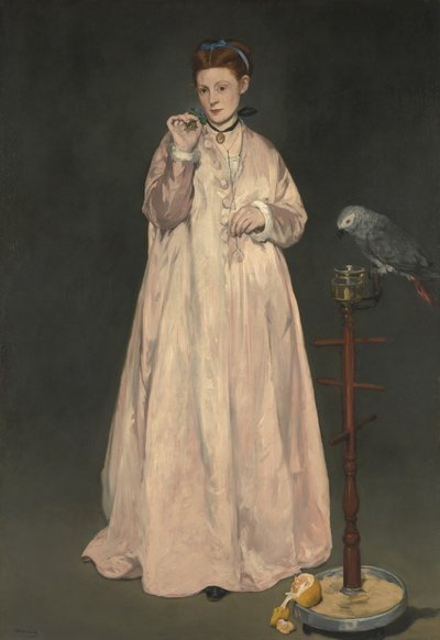 Nuori nainen vuonna 1866 tekijältä Édouard Manet