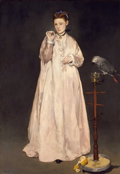 Nuori nainen vuonna 1866, 1866 tekijältä Édouard Manet
