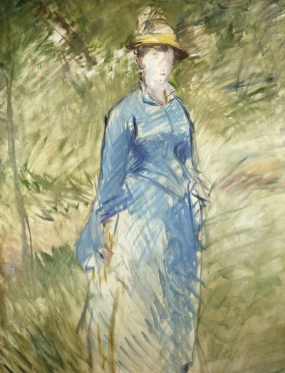 Nuori nainen vehreässä; Nuori nainen vehreässä, 1882 tekijältä Édouard Manet