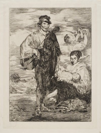 Mustalaiset tekijältä Édouard Manet