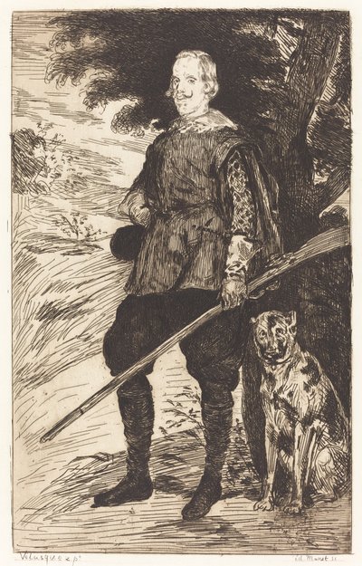 Philip Ive (Philippe Ive) tekijältä Edouard Manet after Diego Velázquez