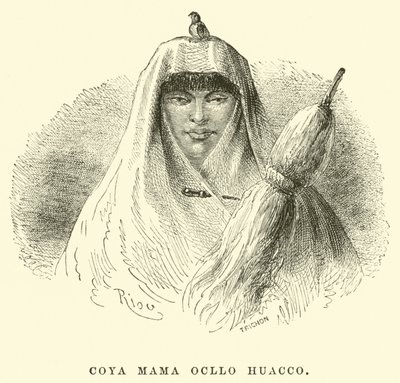 Coya Mama Ocllo Huacco tekijältä Edouard Riou