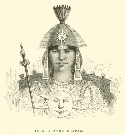 Inca Huayna Capac tekijältä Edouard Riou