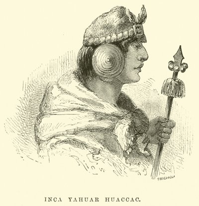 Inca Yahuar Huacccac tekijältä Edouard Riou