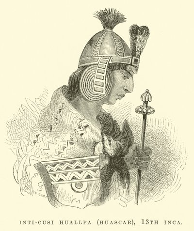 Inti-Cusi Huallpa (Huascar), 13. Inca tekijältä Edouard Riou