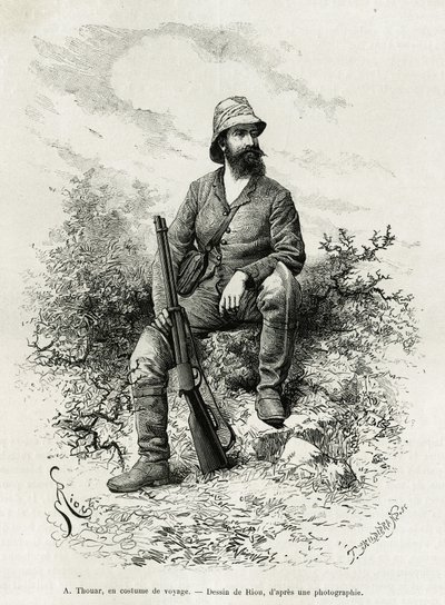Emile Arthur Thouarin muotokuva tekijältä Edouard Riou