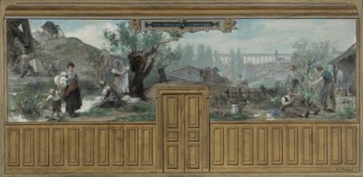 Arcueil-Cachanin kaupungintalon luonnos: Les travaux d
