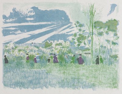 Kenttien poikki tekijältä Edouard Vuillard