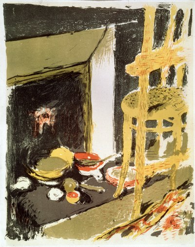 Hearthissa, 1899. tekijältä Edouard Vuillard